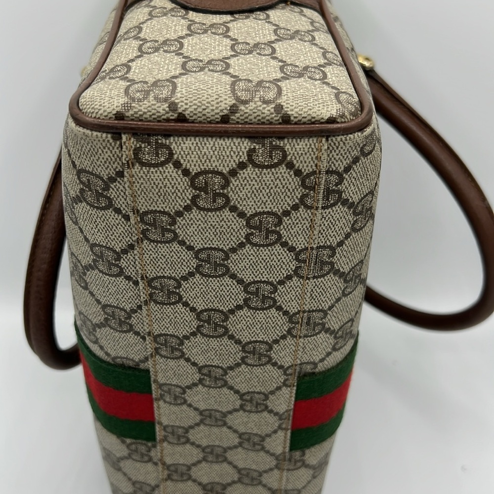 Gucci Canvas GG Supreme Boston- Accessory Collection - Vintage - Picture 8 of 15